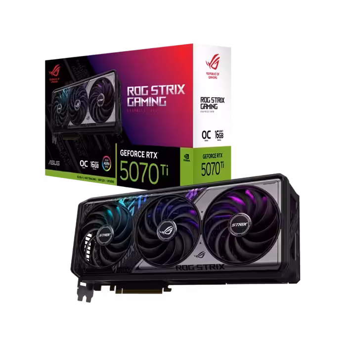 STRIX RTX5070TI O16G | خنک‌سازی پیشرفته و طراحی خاص