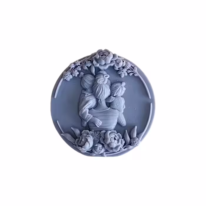 قالب سیلیکونی سکه مادر و دختران قطر 9.5سانت