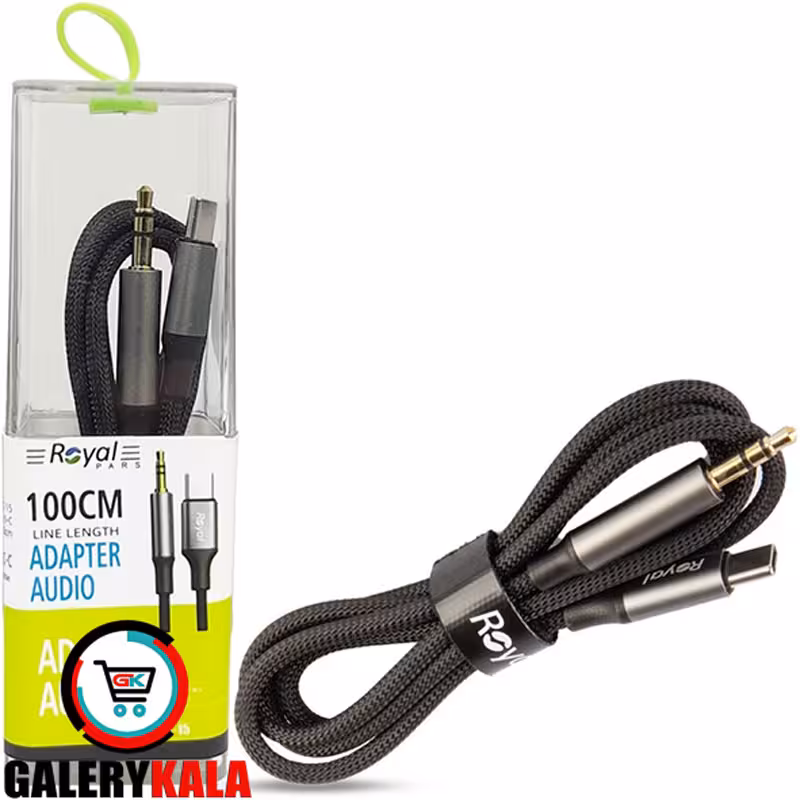کابل تبدیل تایپ سی به AUX رویال مدل RAC-15