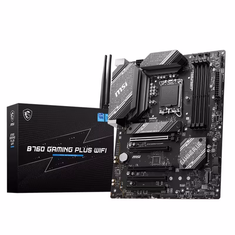 مادربرد MSI مدل B760 GAMING PLUS WIFI با حافظه DDR5