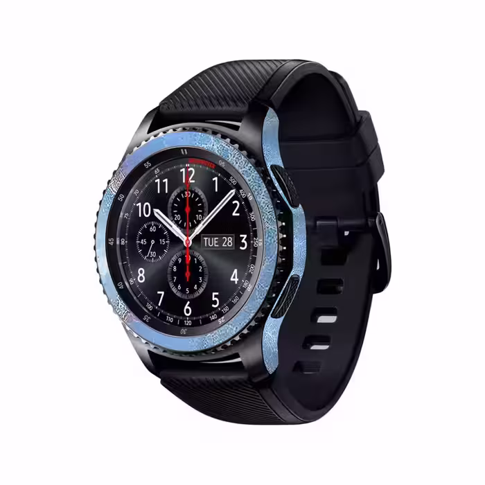 برچسب ماهوت طرح Blue-Ocean-Marble مناسب برای ساعت هوشمند سامسونگ Galaxy Gear S3 Frontier