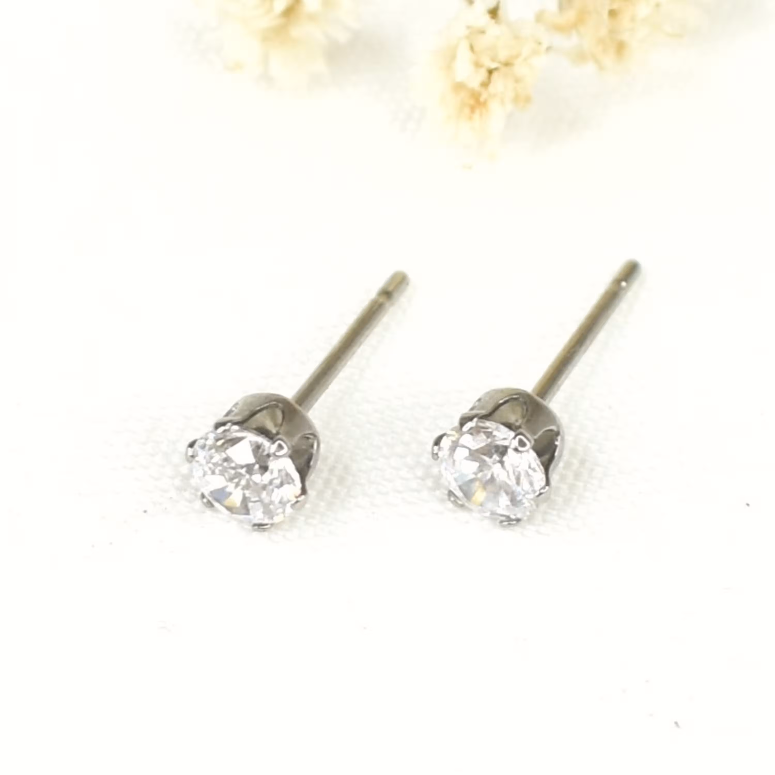 گوشواره استیل میخی کد 7613