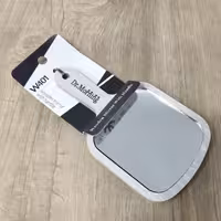 اینه دسته دار چوبی سایز کوچک مستطیل ( 17 سانت ) /