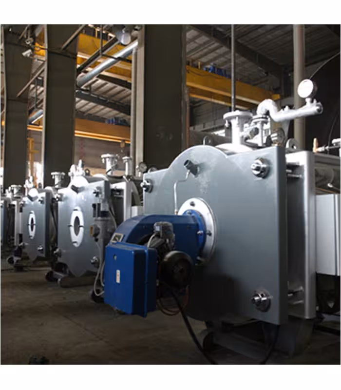 دیگ آبگرم فولادی پاکمن 814 کیلووات کوره برگشتی مدل PHWB-70