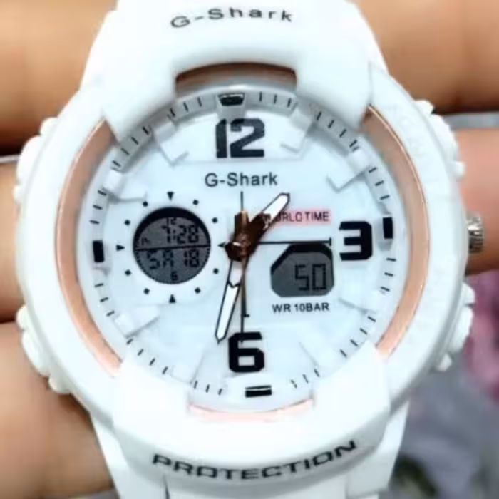 ساعت جی شاک پسرانه و دخترانه
مناسب کودک و نوجوان
دوزمانه عقربه ای و دیجیتال
الارم و زنگ و کرنومتر 
کیفیت عالی
ضد آب
