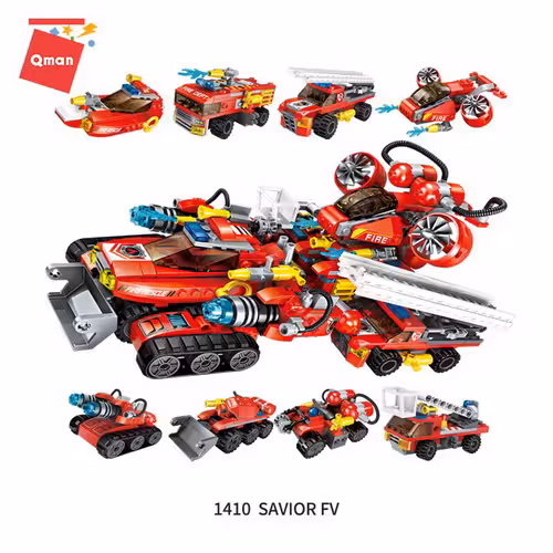 لگو ساختنی کیومن مدل Qman Savior FV 1410