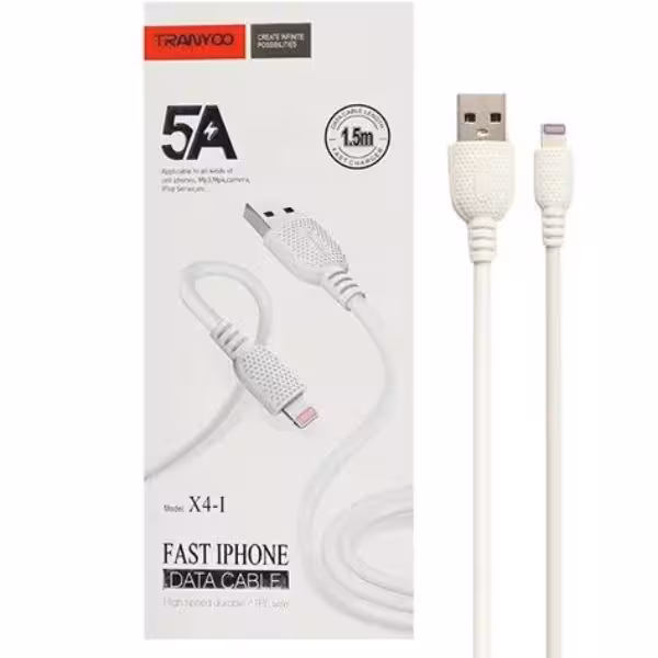 کابل شارژ  آیفون فست شارژ ترانیو مدل B0016  105025 X4