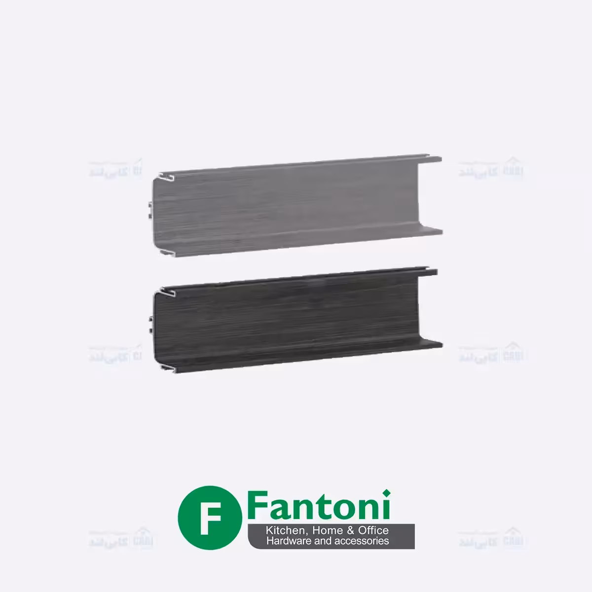 دستگیره پروفیلی مخفی U فرم زمینی طول 4800mm فانتونی L403 - L404