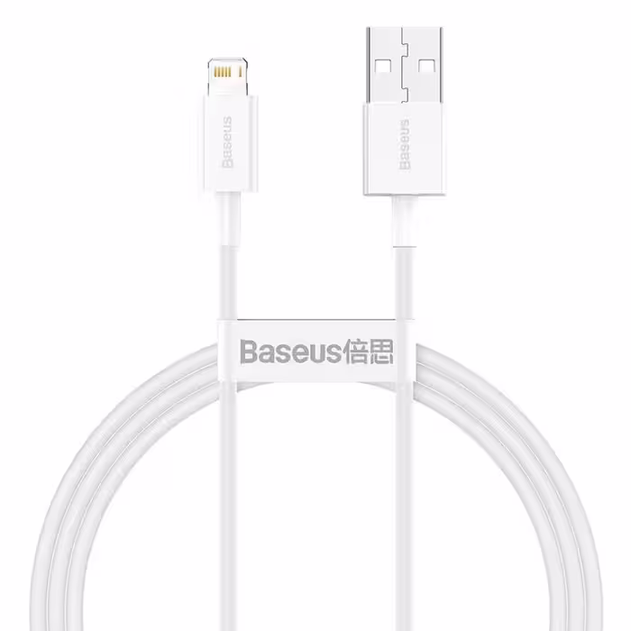 کابل تبدیل USB به لایتنینگ باسئوس مدل calys-a02 طول 1 متر