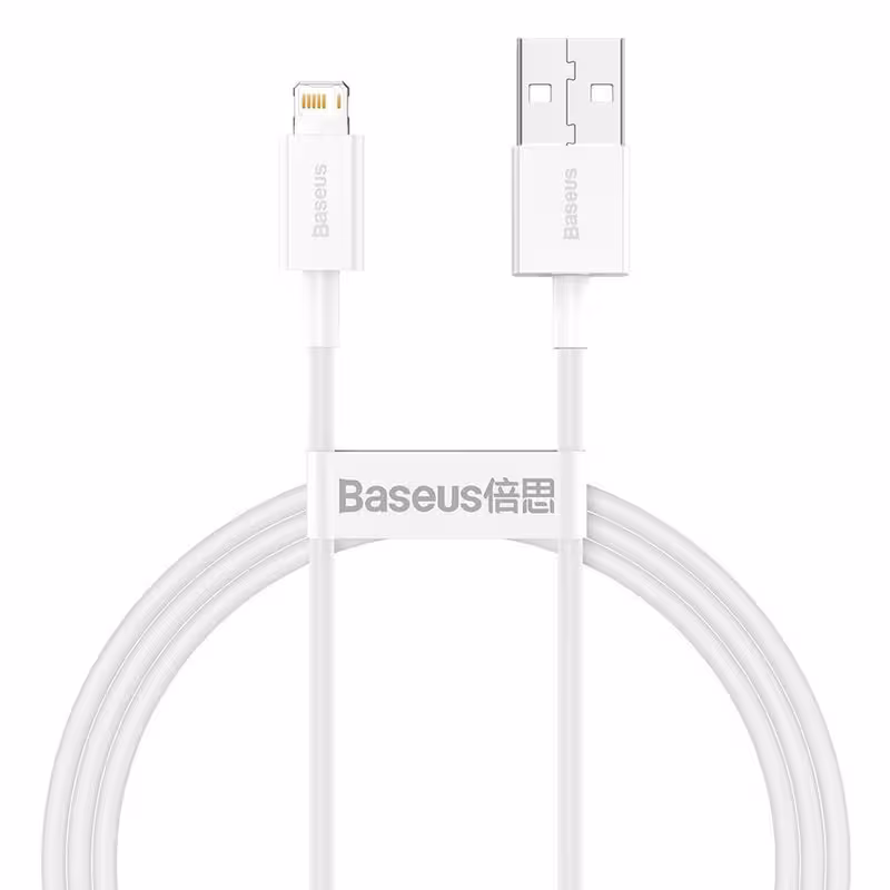 کابل تبدیل USB به لایتنینگ باسئوس مدل calys-a02 طول 1 متر