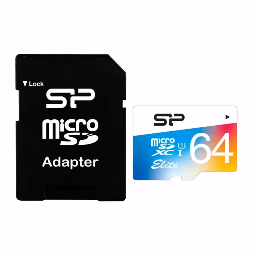 کارت حافظه میکرو اس دی سیلیکون پاور Elite Colorful 64GB W/1