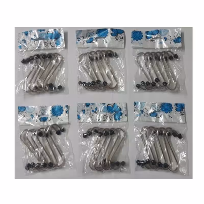 گیره و قلاب اس S روکش دار آشپزخانه و لباس 36 عددی  OLGB-001