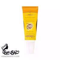 کرم بژ طبیعی فاقد جاذب شیمیایی دور چشم حاوی ضد افتاب spf30  سان سیف