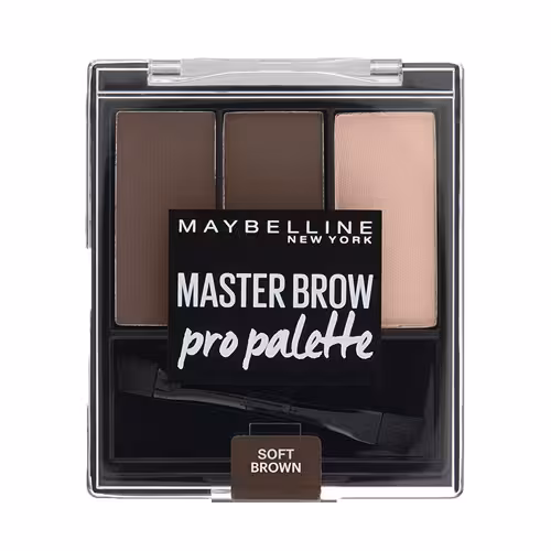 پالت حرفه ای آرایش ابرو میبلین رنگ Soft Brown