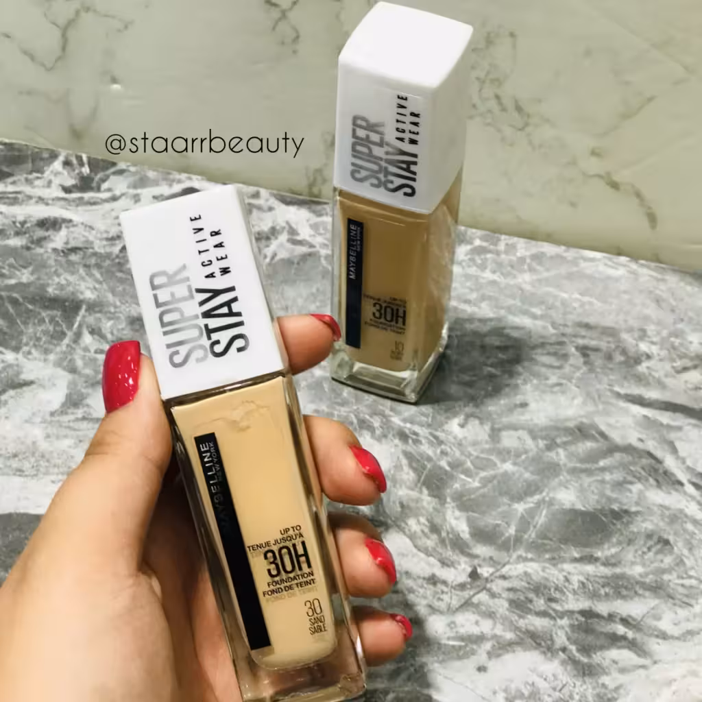 کرم پودر 30 ساعته میبلین مدل super stay