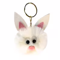 آویز عروسکی پشمالو  (رنگبندی رندوم)