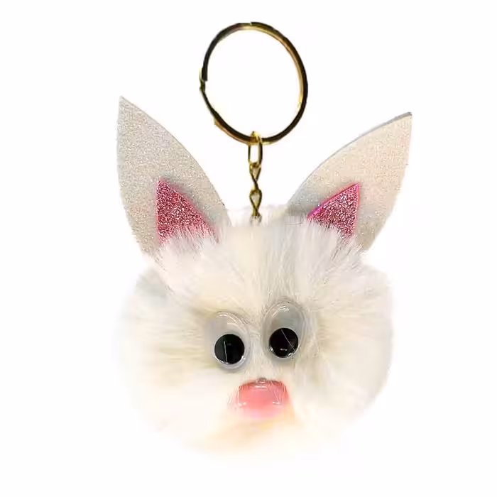 آویز عروسکی پشمالو  (رنگبندی رندوم)