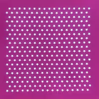 باندانا رنگی بنفش طرح ستاره ای