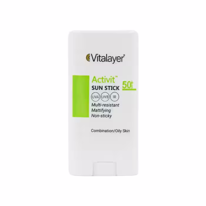 ضد آفتاب استیکی اکتیویت SPF50 ویتالیر 15 گرم
