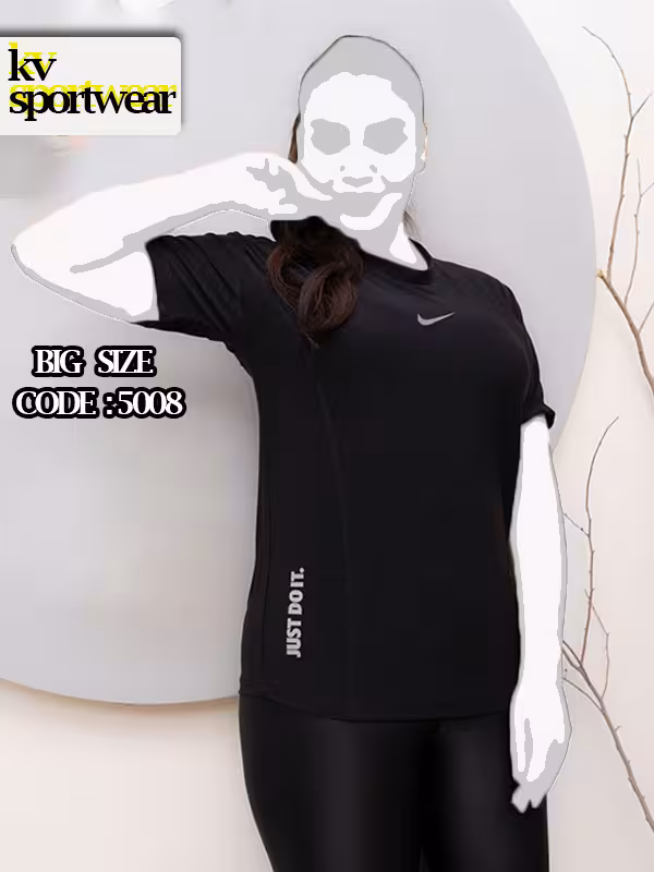 تیشرت سایز بزرگ ورزشی زنانه NIKE کد 003