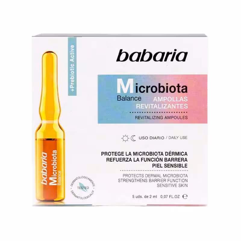 آمپول متعادل کننده فلور میکروبی پوست میکروبیوتا باباریا بسته 5 عددی