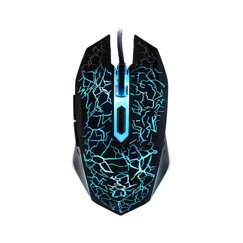 ماوس مخصوص بازی مدل Dazzle colour مشکی