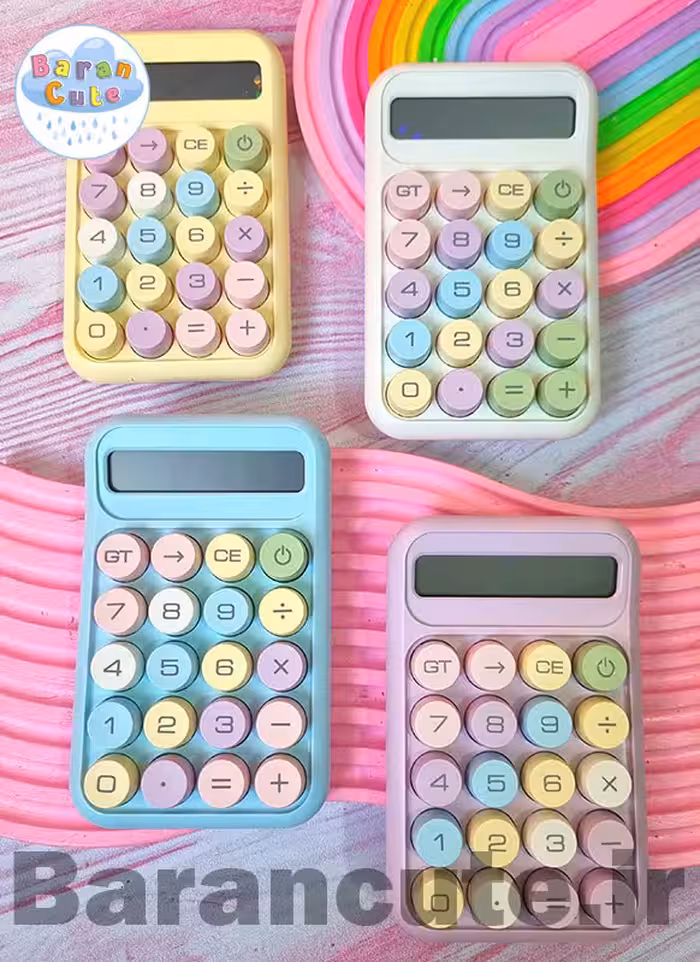 ماشین حساب پاستیلی سایز متوسط