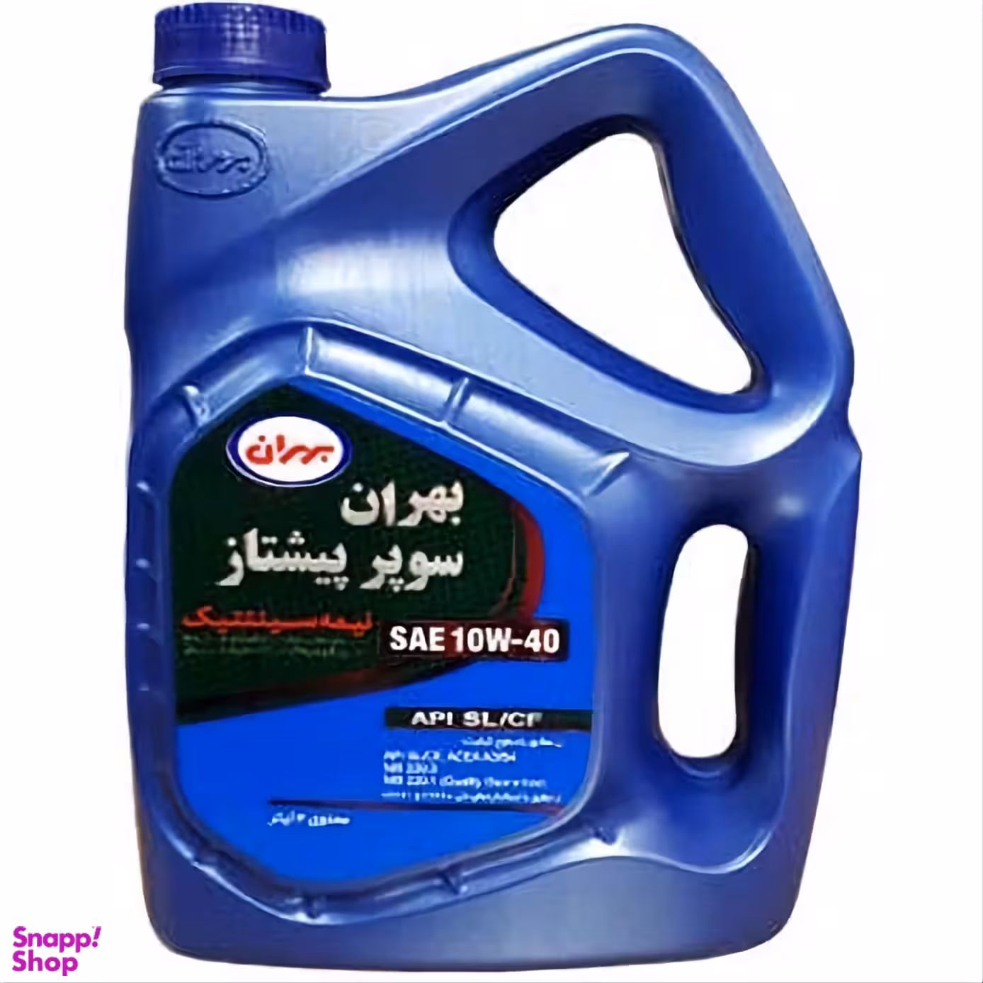 روغن موتور بهران مدل سوپر پیشتاز کد SAE 10w-40 حجم 4 لیتر