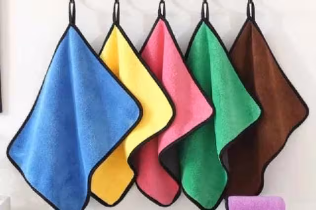 حوله دستمال نظافت میکرو فایبر سایز 40×40