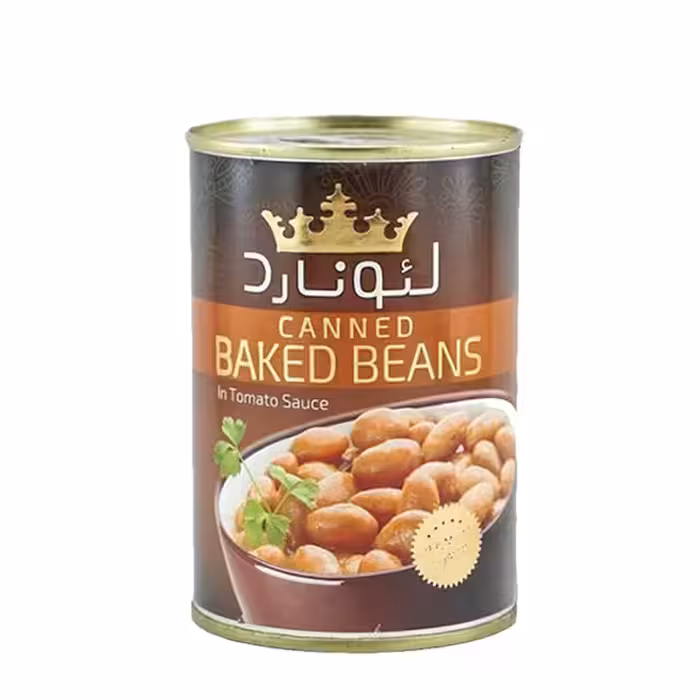 کنسرو لوبیا چیتی با سس لئونارد 420 گرمی