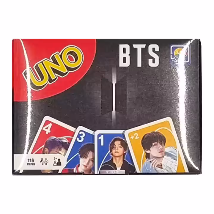 بازی اونو 116 کارت بی تی اس بردیا