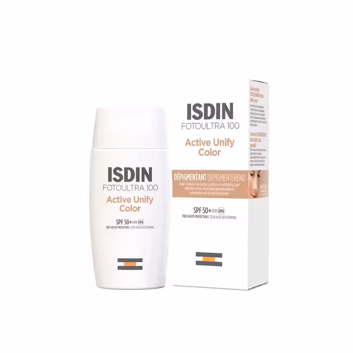 کرم ضد آفتاب ضد لک ایزدین isdin active unify color