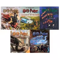 مجموعه 5 جلدی رمان مصور هری پاتر Harry Potter Books