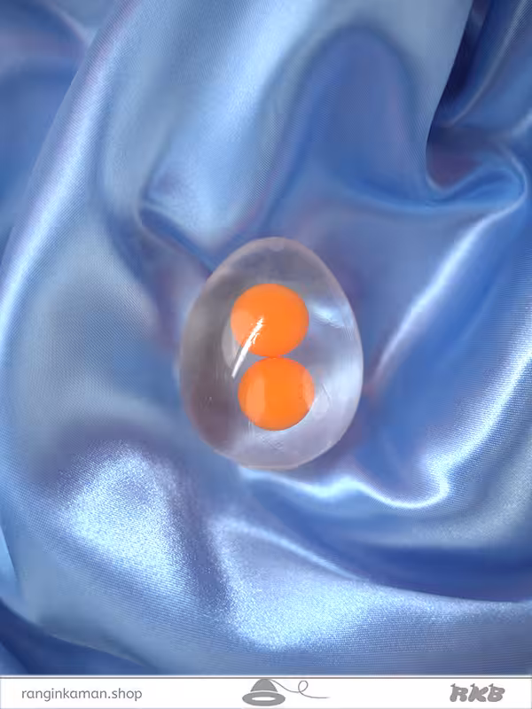 له شو تخم مرغ دو زرده کد 496