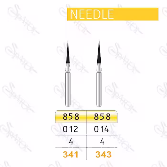 فرز الماسی پالیش کمپوزیت 4 میل ROUND END TAPER 858 تیزکاوان TEESKAVAN