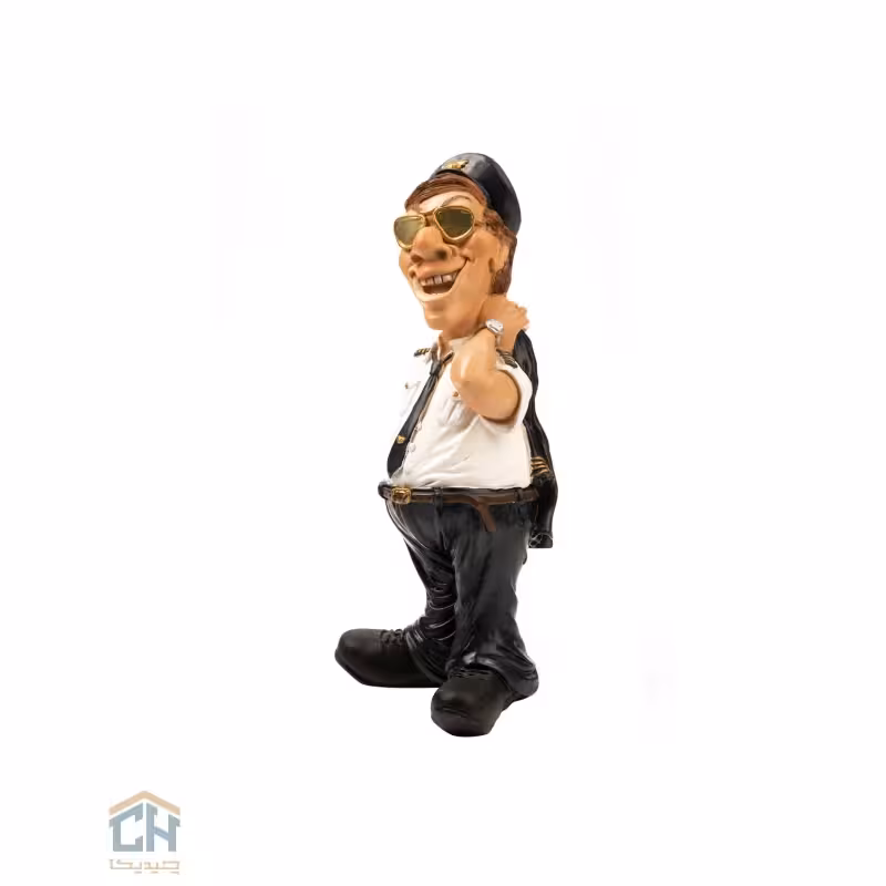 مجسمه خلبان مرد گلدکیش طرح کمیک مدل 4851