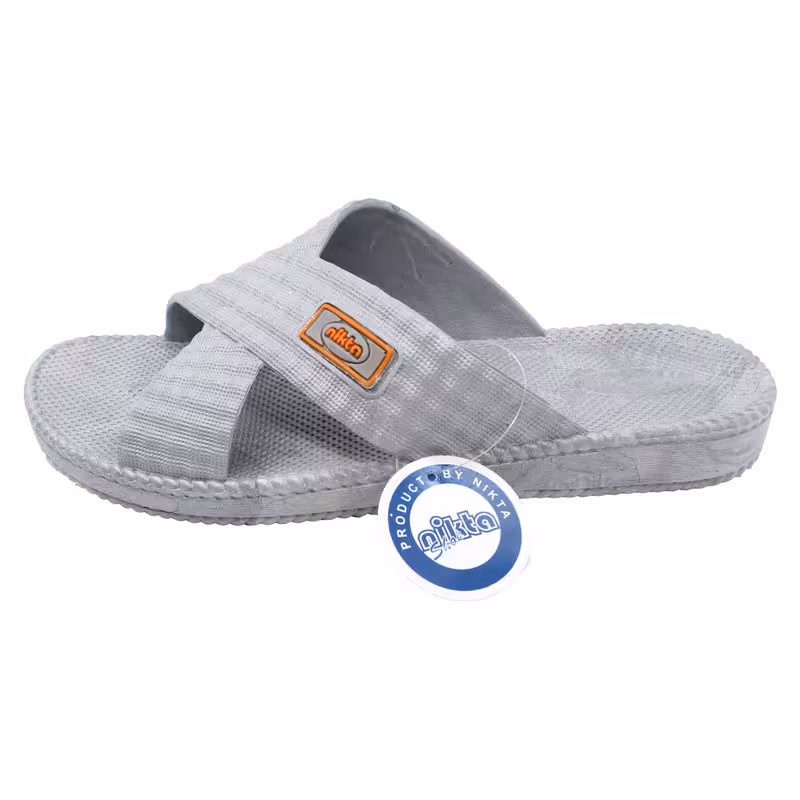 دمپایی مردانه نیکتا مدل K1-MPC104 رنگ طوسی | کالا مکس