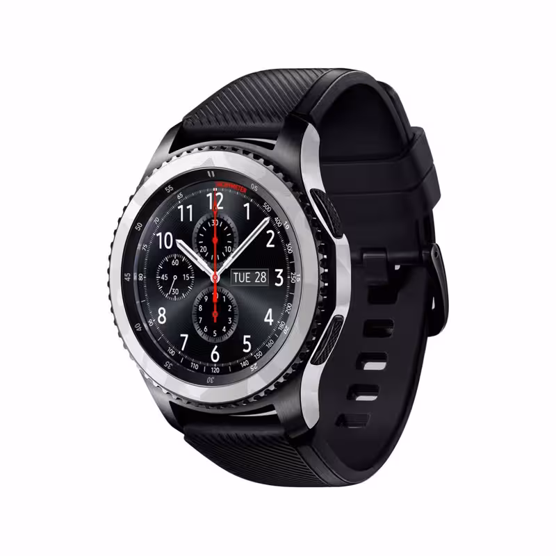 برچسب ماهوت طرح Army-Snow مناسب برای ساعت هوشمند سامسونگ Galaxy Gear S3 Frontier