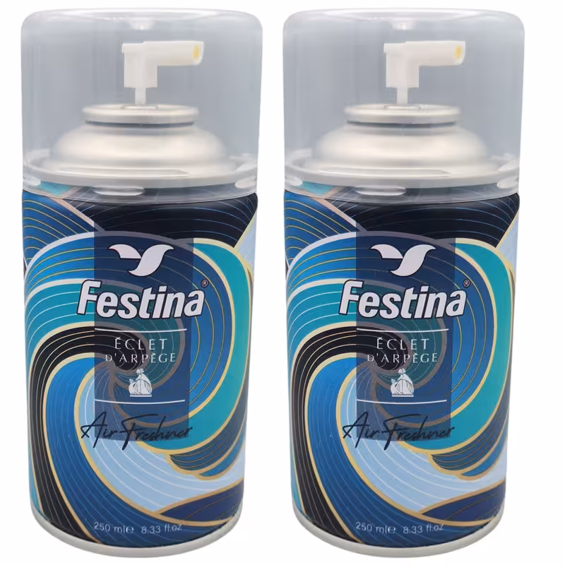 اسپری خوشبو کننده و تصفیه کننده هوا فستینا مدل Eclet رایحه هلو حجم 250 میلی لیتر مجموعه دو عددی