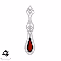 نشان کتاب نقره بوکمارک سرمه دان مدل BMIM 3