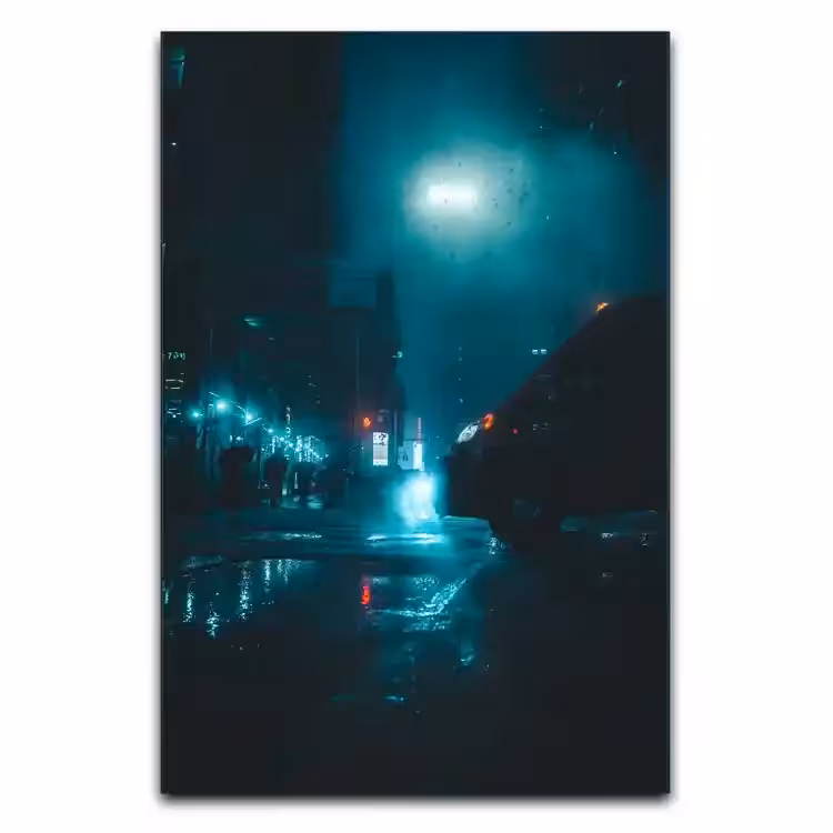تابلو نیمه شب خیابان
