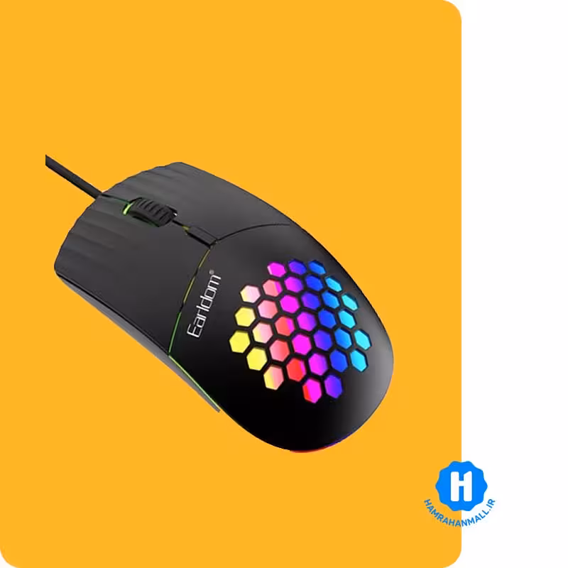 ماوس گیمینگ USB Type-C ارلدام مدل ET-KM5
