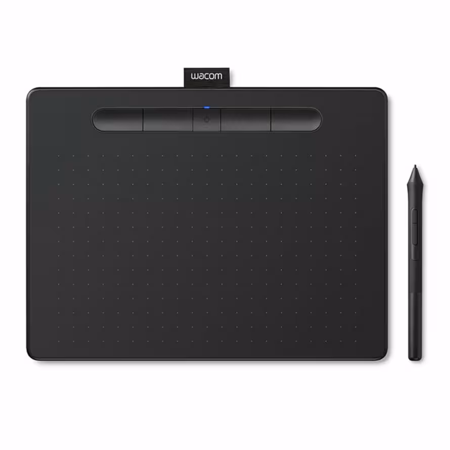 تبلت گرافیکی به همراه قلم نوری وکام مدل Intuos Medium CTL-6100WL