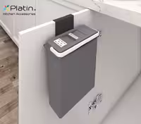 سطل زباله درب آویز پلاتین کد 3691