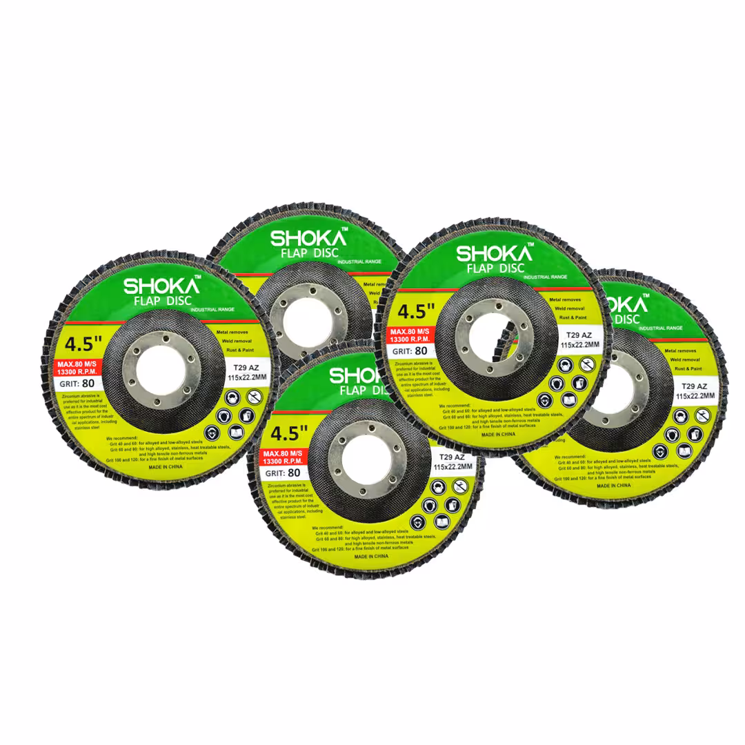 فلاپ دیسک 5 عددی 115 میلی‌ متر 4.5 اینچ شوکا مدل 10836