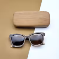 عینک چوبی دست‌ساز پلاریزه مدل 5002