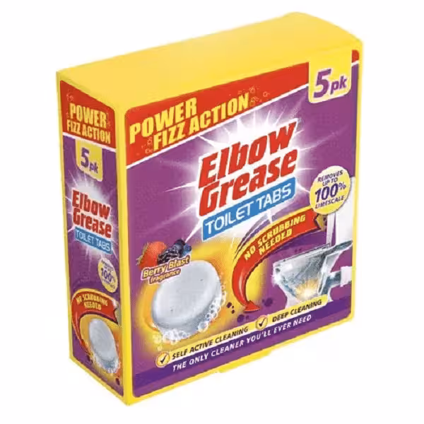 قرص جوشان توالت فرنگی البو گریس Elbow Grease بسته 5 عددی