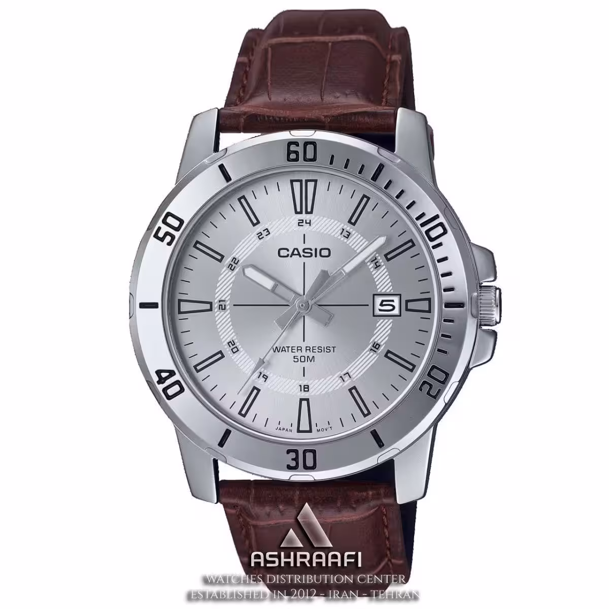 ساعت کاسیو بند چرمی Casio MTP-VD01L-7C