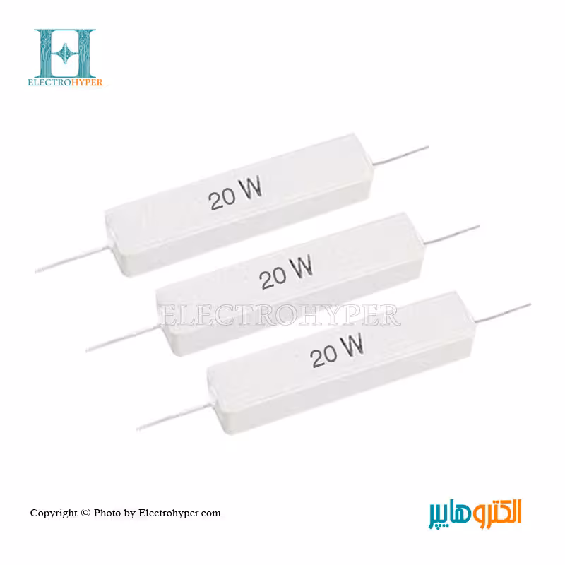 مقاومت گچی (آجری) 20W-22Ω