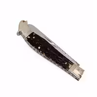 قلمتراش یک تیغه دسته شاخ گوزن سر مرغی 11 سانتیمتر / استاد حسینی